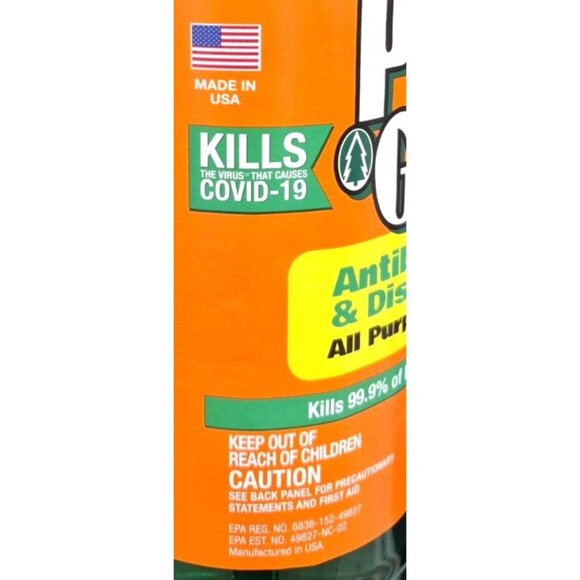 Pine Glo Antibacterial & Disinfectant All Purpose Cleaner 50 Ounces Fresh Citrus - Picture 2 of 9